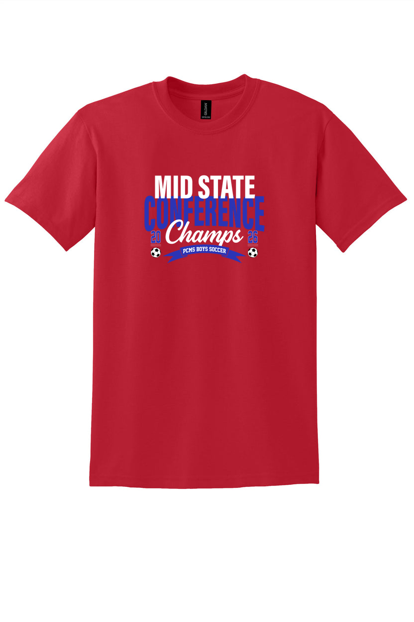 PCMS Boys Soccer Conference Champs 2026 - 50/50 TShirt product