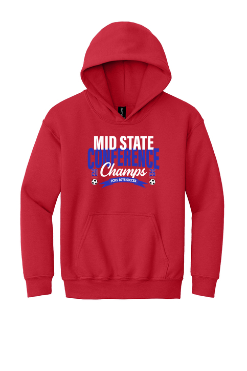 PCMS Boys Soccer Conference Champs 2026 - 50/50 Youth Hoodie product