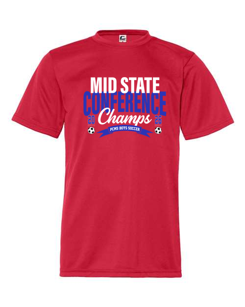 PCMS Boys Soccer Conference Champs 2026 - Youth Dri Fit T product