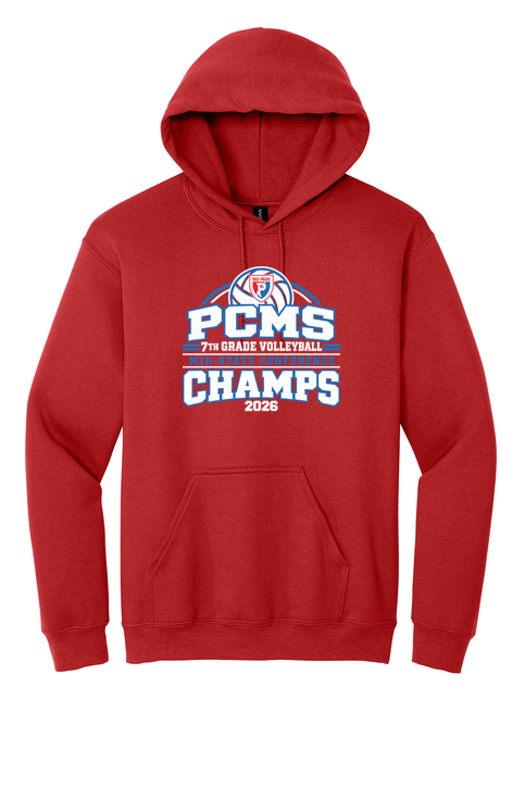 PCMS 7th Grade Volleyball Conference Champs 50/50 Hoodie product