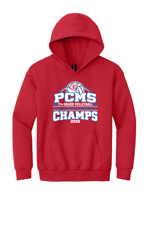PCMS 7th Grade Volleyball Conference Champs 50/50 Youth Hoodie product