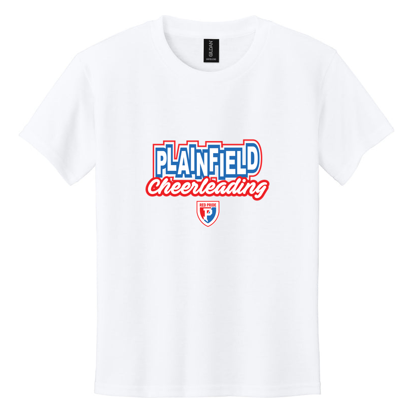 Plainfield Cheerleading 50/50 Youth TShirt product