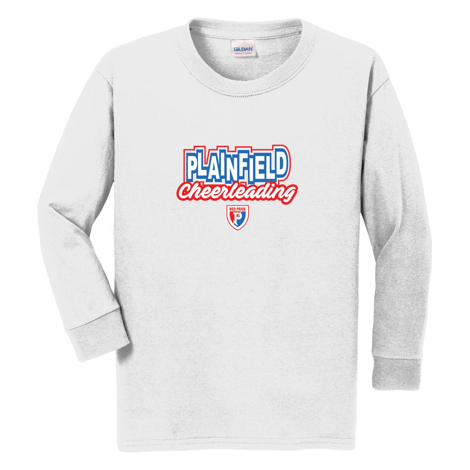 Plainfield Cheerleading 50/50 Youth Long Sleeve Shirt product