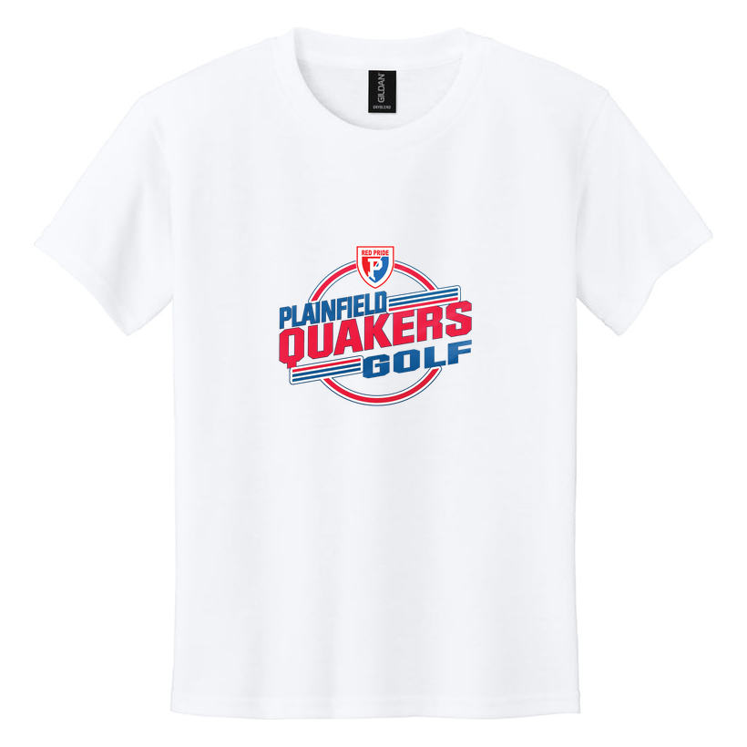 Plainfiled Quakers Golf 50/50 Youth TShirt product