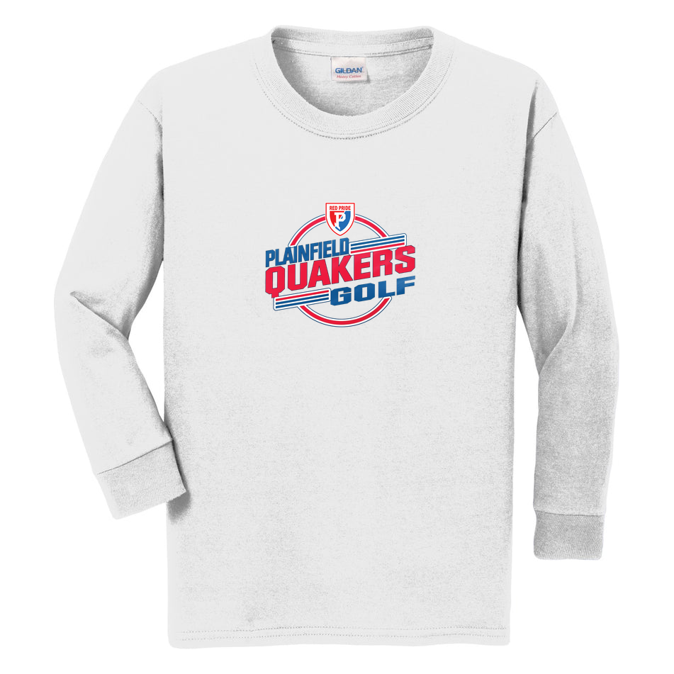 Plainfiled Quakers Golf 50/50 Youth Long Sleeve Shirt product