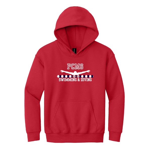 PCMS Swim 2026 ATHLETE 50/50 Youth Hoodie product