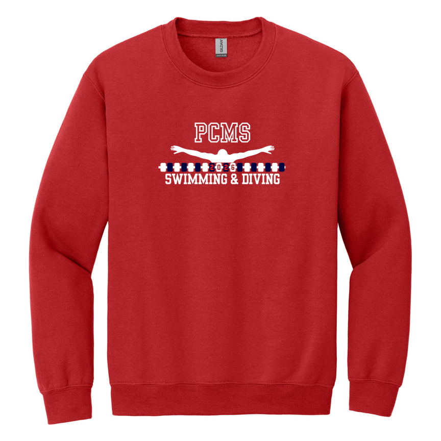 PCMS Swim 2026 ATHLETE 50/50 Crew Neck Fleece product