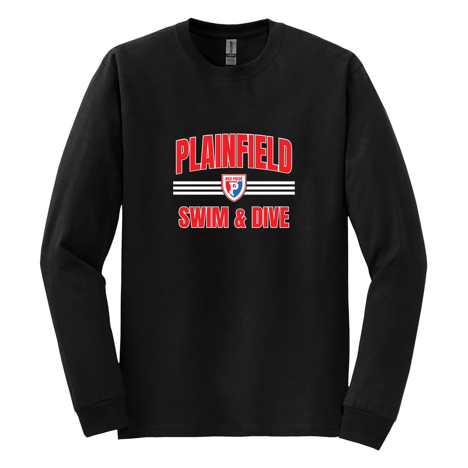 Plainfield Swim and Dive 50/50 Long Sleeve Shirt product