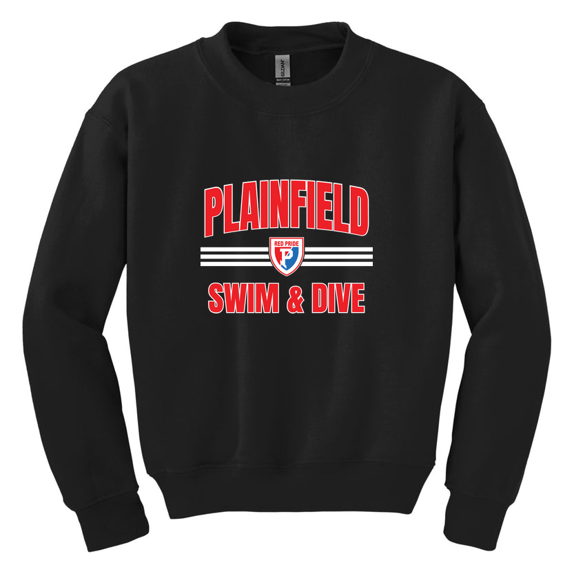 Plainfield Swim and Dive Youth Crew Neck Fleece product