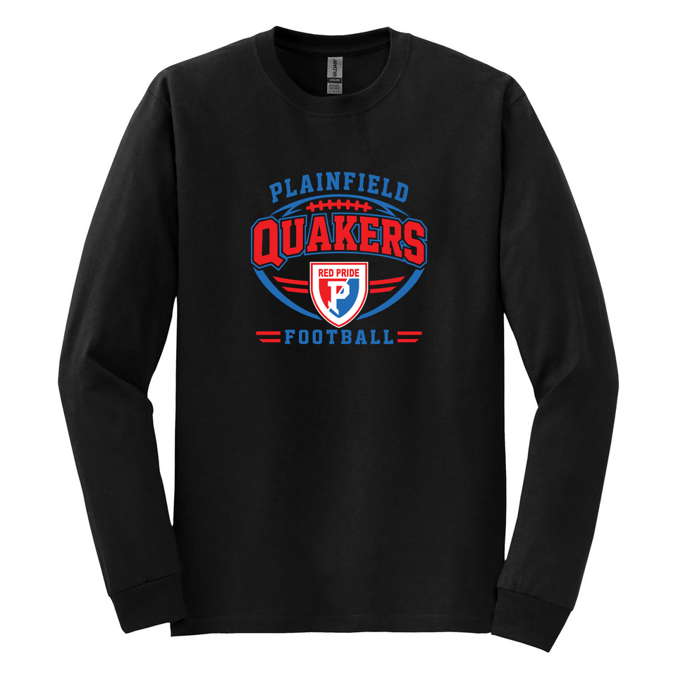 Plainfield Quakers Football 50/50 Long Sleeve Shirt product