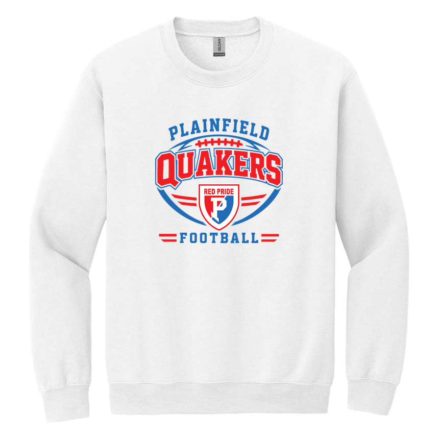 Plainfield Quakers Football 50/50 Crew Neck Fleece product