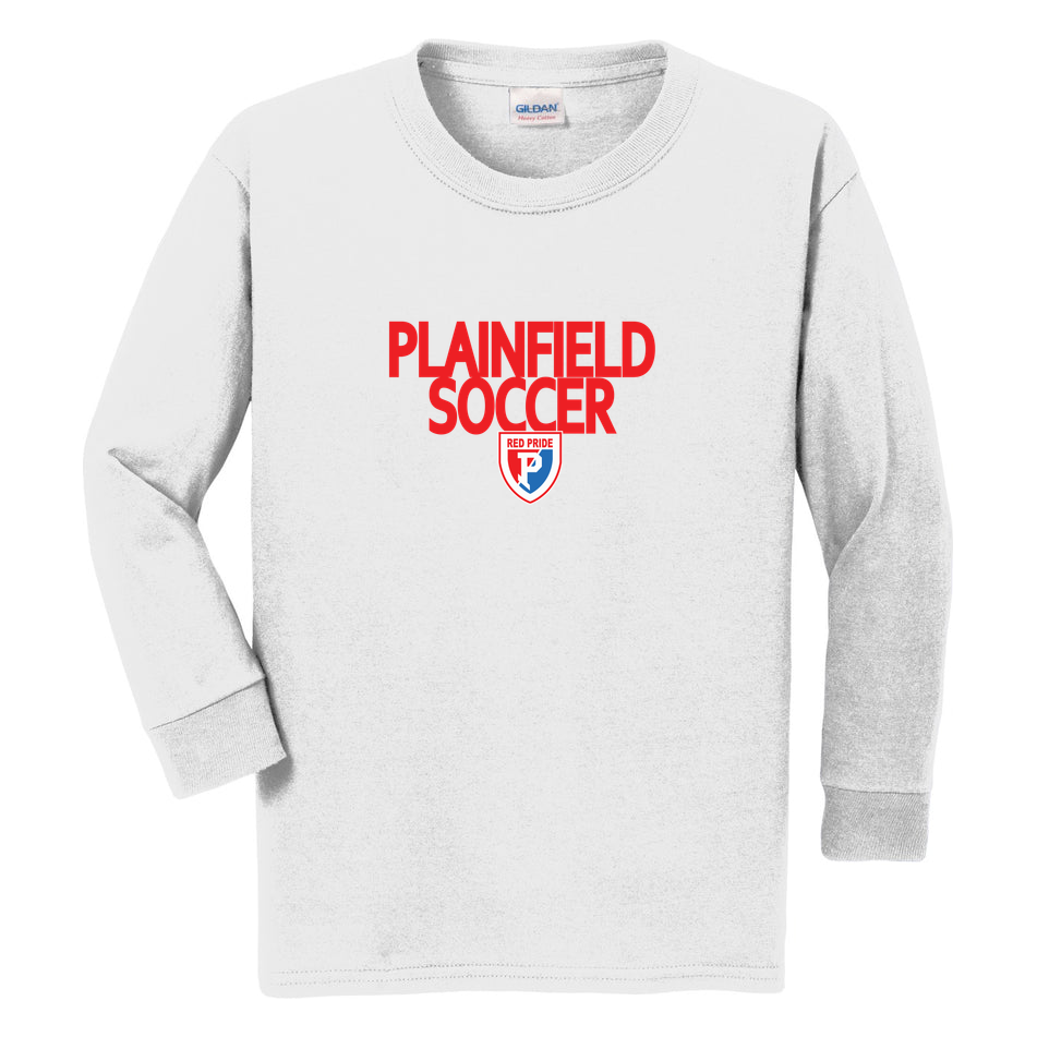 Plainfield Sheild Soccer 50/50 Youth Long Sleeve Shirt product