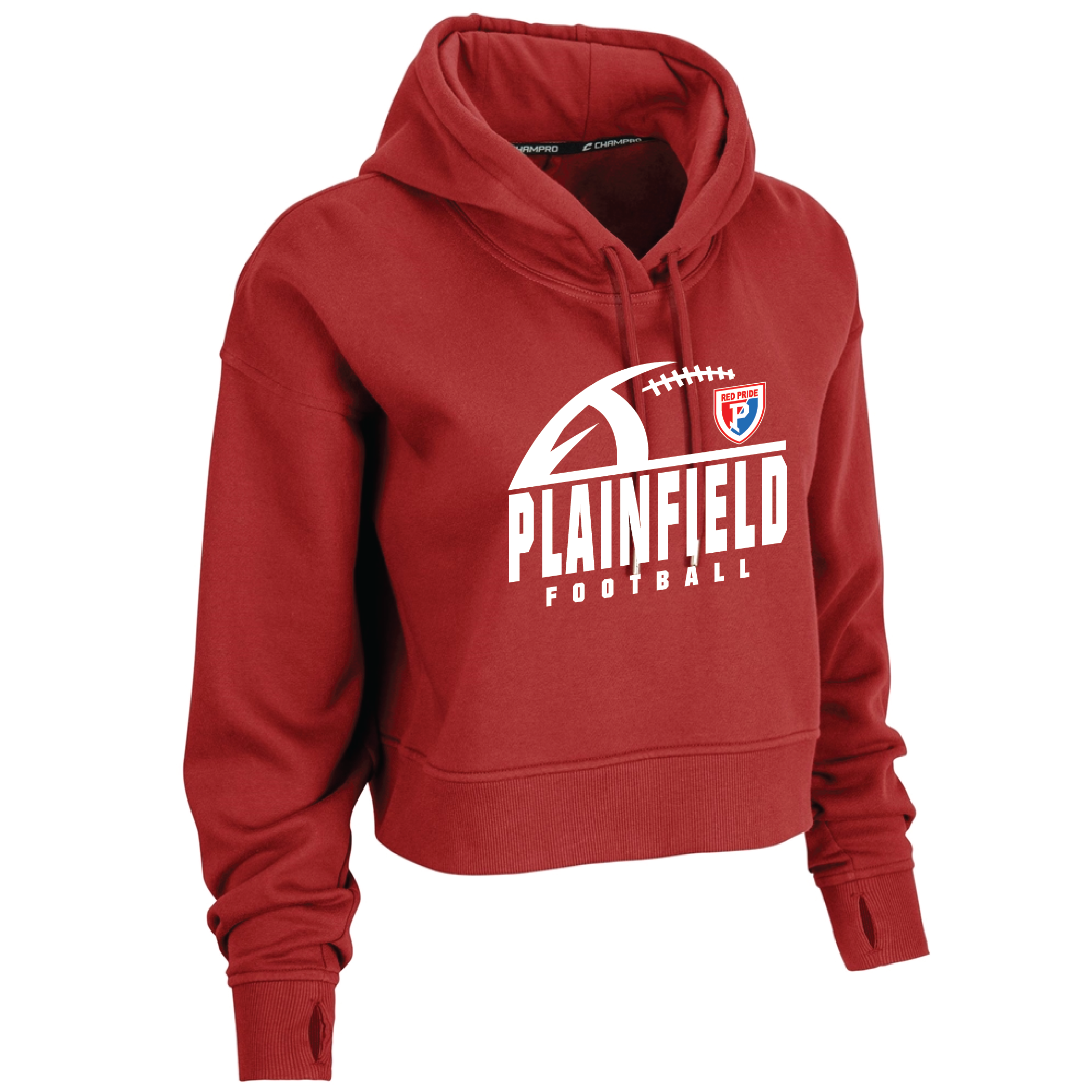 PCMS Football 2026 Champro Womens Crop Hoodie product