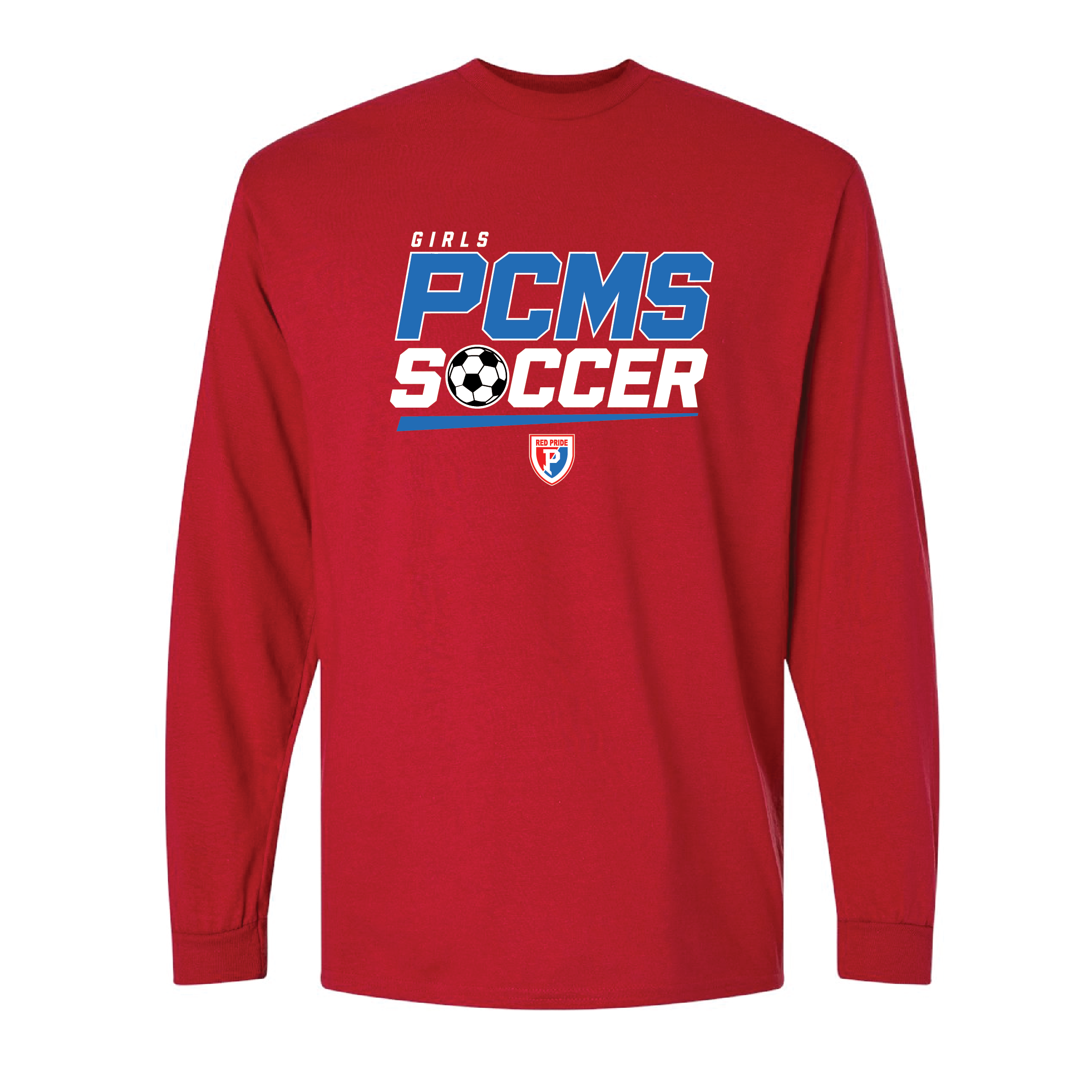 PCMS GIrls Soccer 2026 Dri Fit Champro Long Sleeve Shirt product