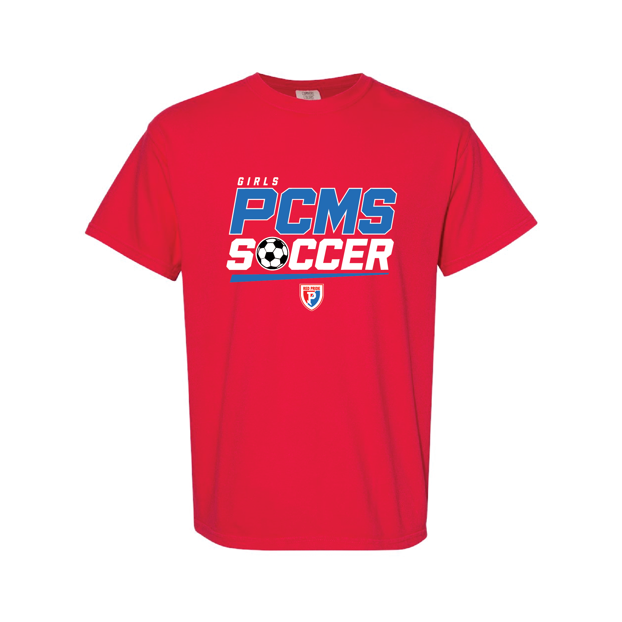PCMS GIrls Soccer 2026 Comfort Colors T product