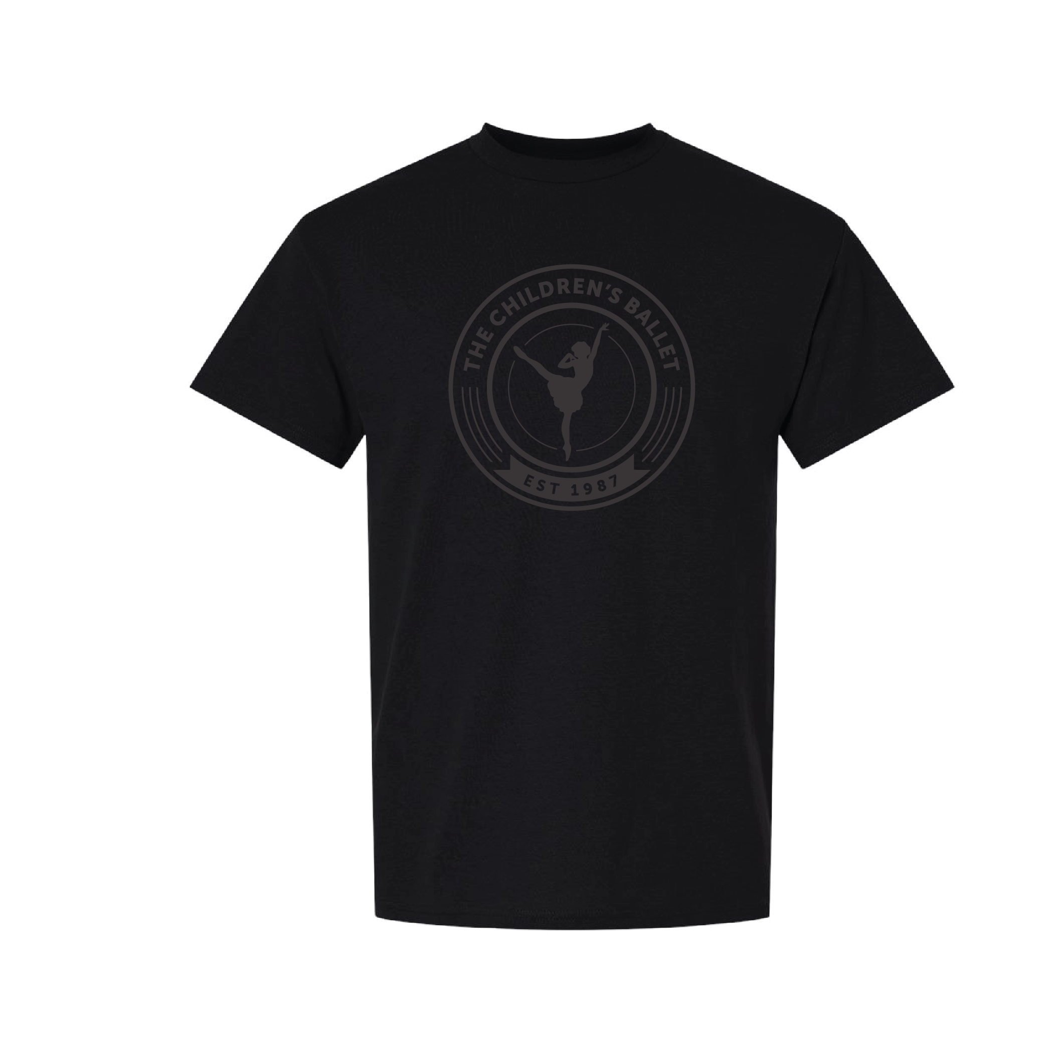 The Children's Ballet Black on Black T product