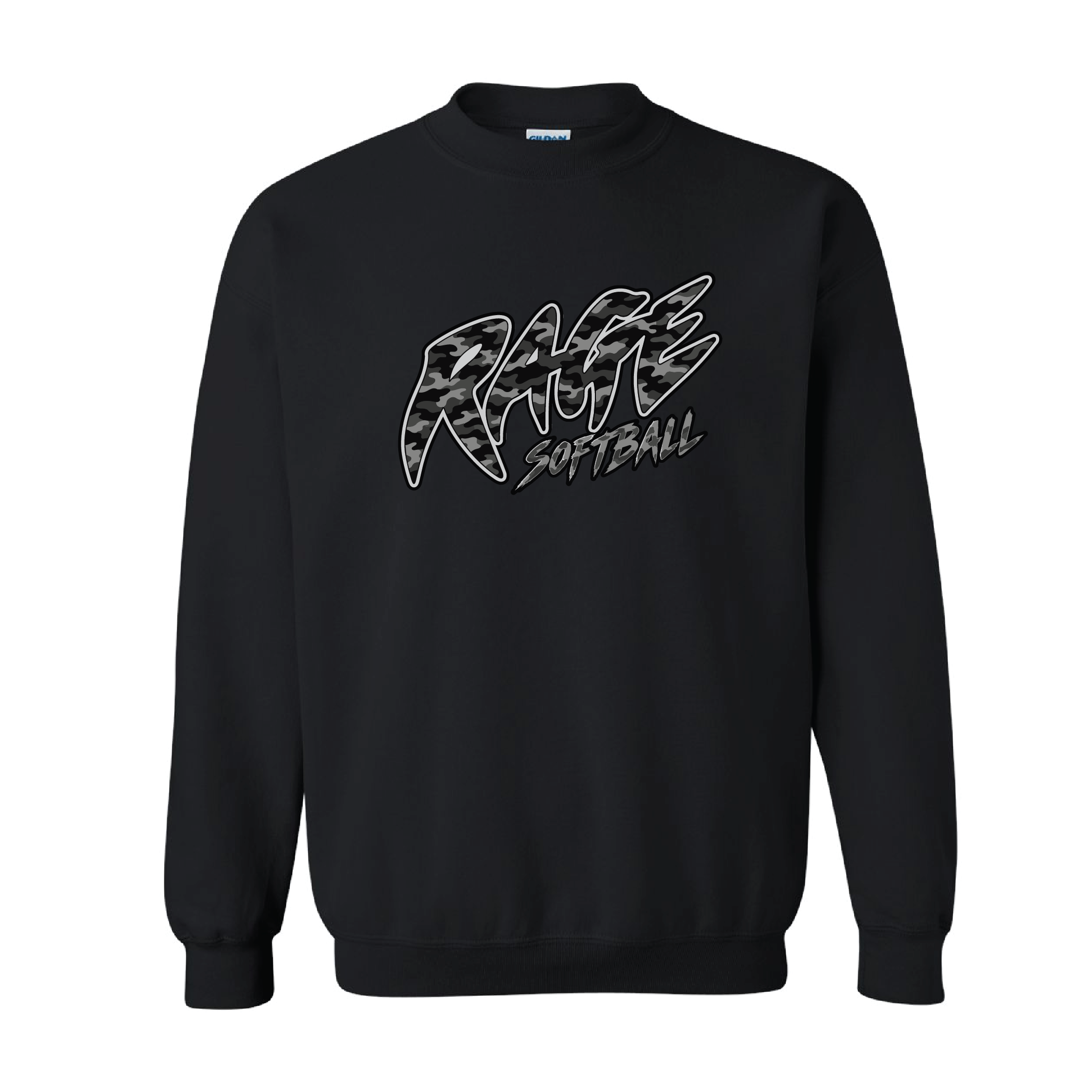 Rage Softball Camo Crew Neck Fleece product