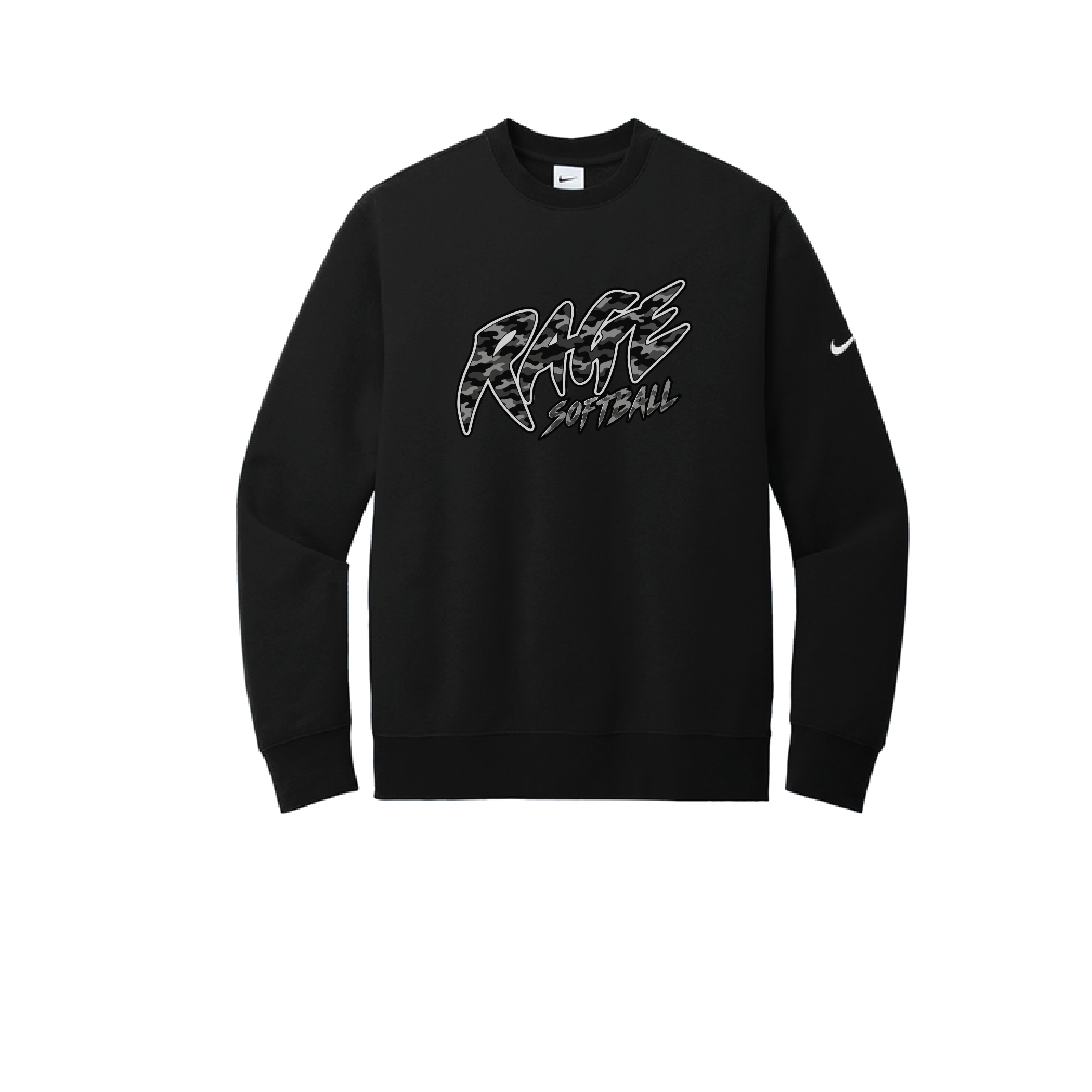 Rage Softball Camo Nike Crew Neck Fleece product