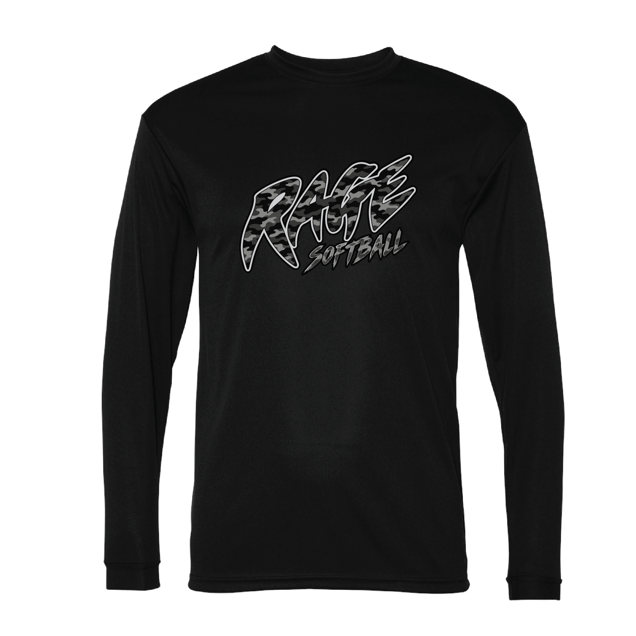 Rage Softball Camo Dri Fit Champro Long Sleeve Shirt product