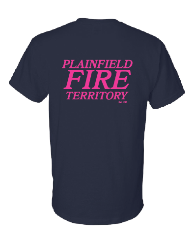 Plainfield Fire Territory 50/50 T-Shirt- Pink product