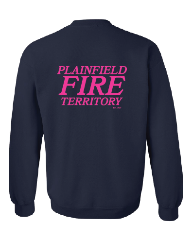 Plainfield Fire Territory Crewneck Sweatshirt - Pink product