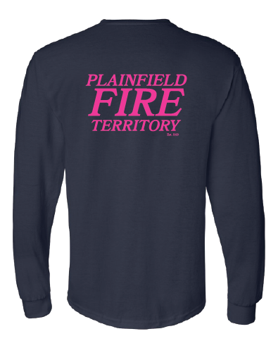 Plainfield Fire Territory Long Sleeve T-Shirt - Pink product