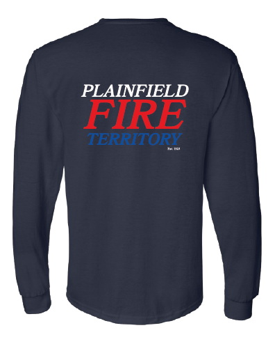 Plainfield Fire Territory Long Sleeve T-Shirt - Patriotic product