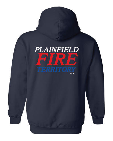 Plainfield Fire Territory Hooded Sweatshirt - Patriotic product