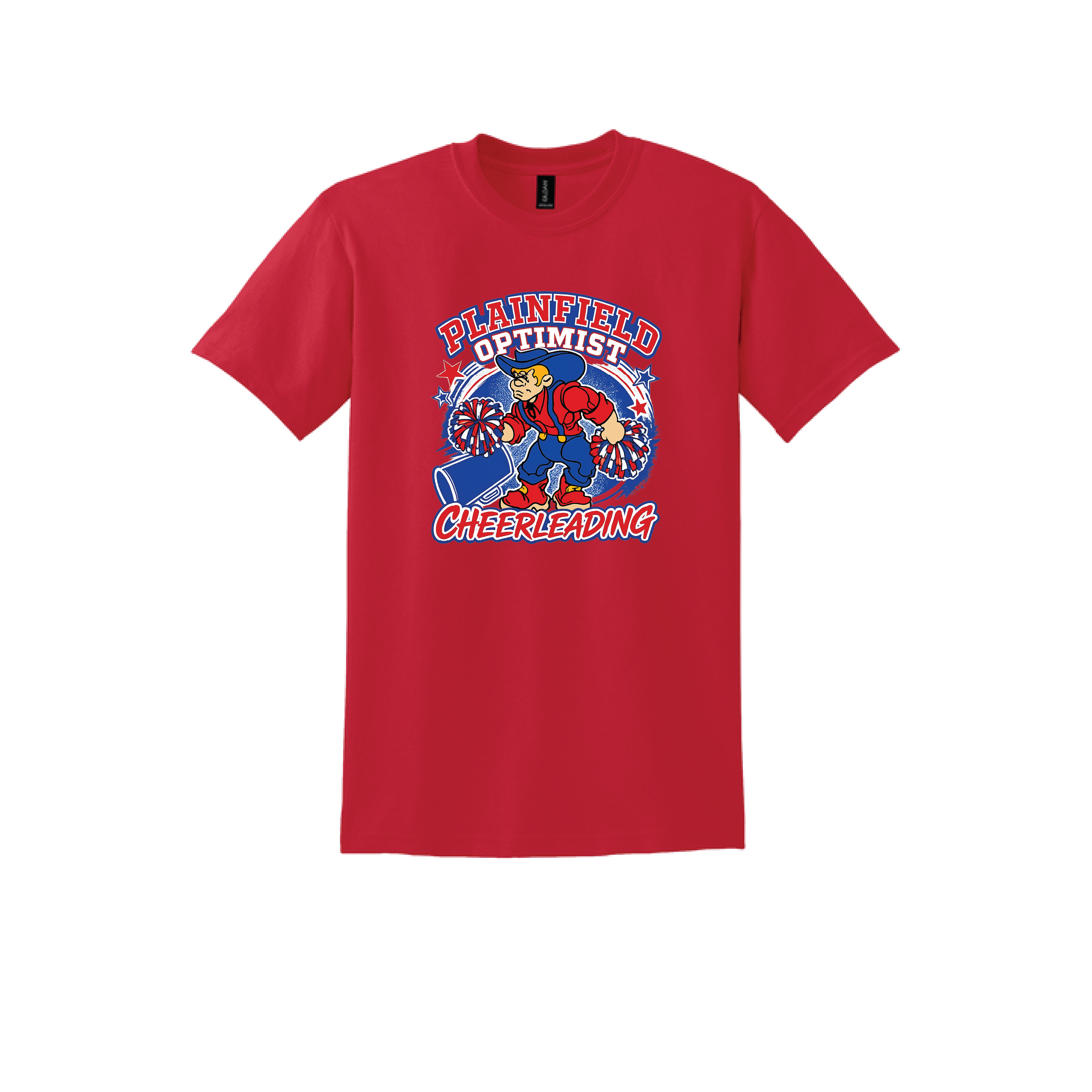 Plainfield Optimist Cheerleading 50/50 TShirt product